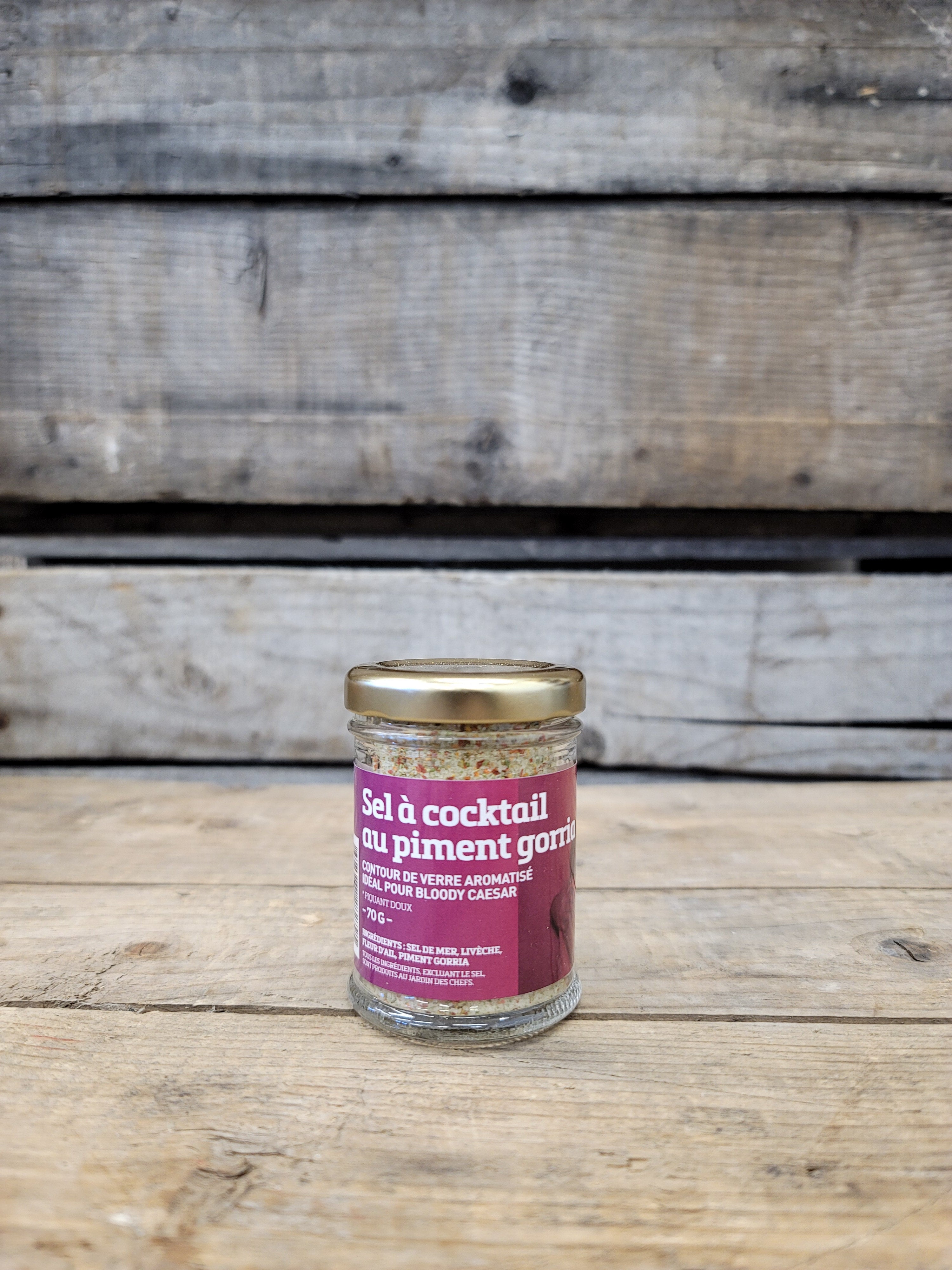 Sel à cocktail au piment gorria - 70 g