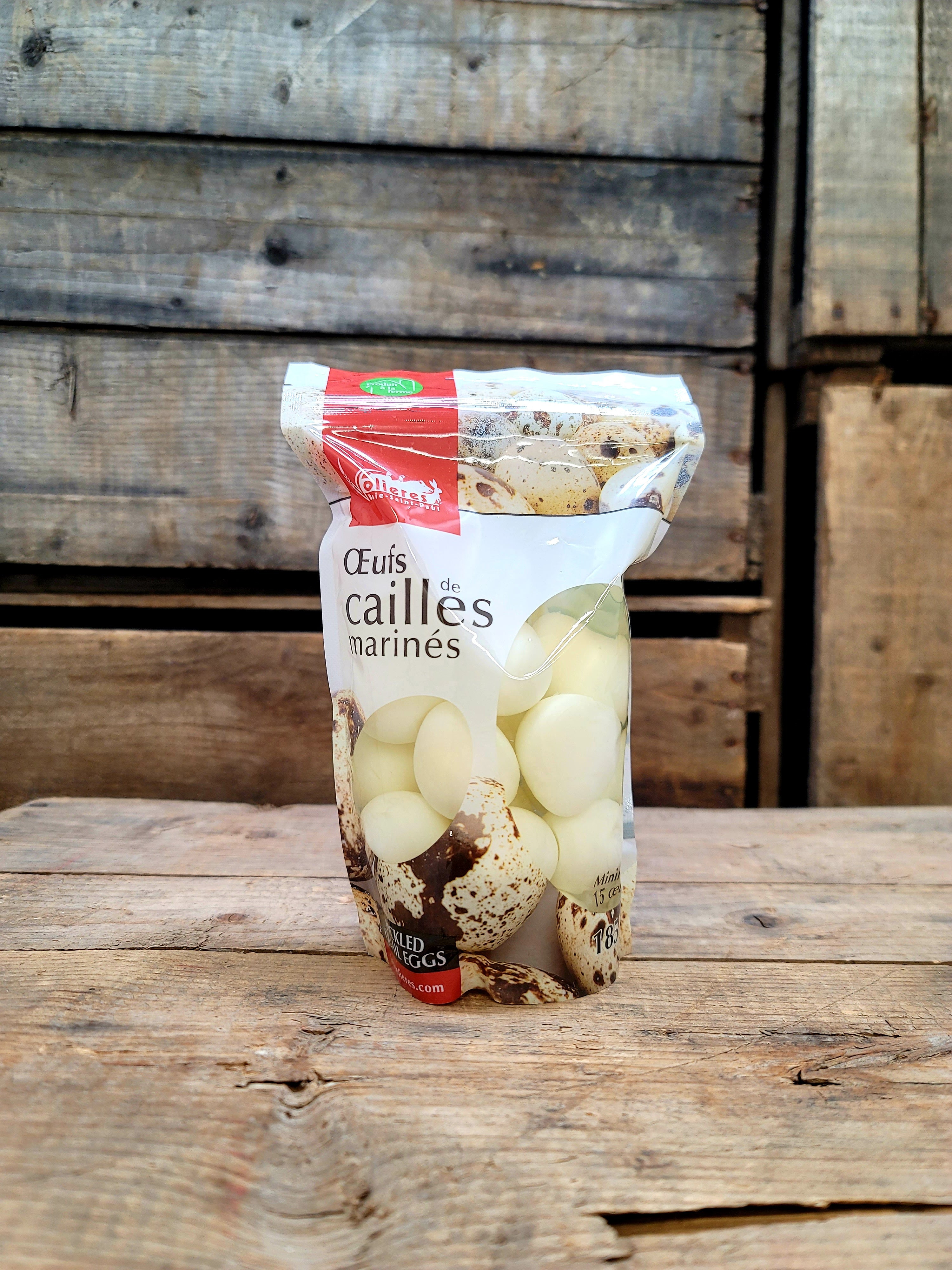 Oeufs de cailles marinés 185 g