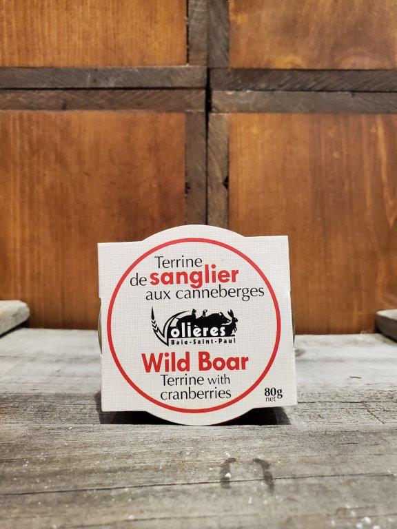 Terrine de sanglier aux canneberges 80 g