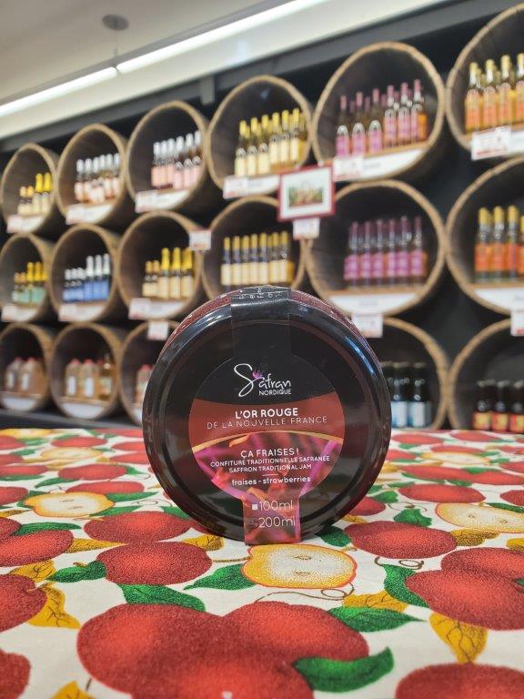 Confiture traditionnelle safranée fraises 200 ml