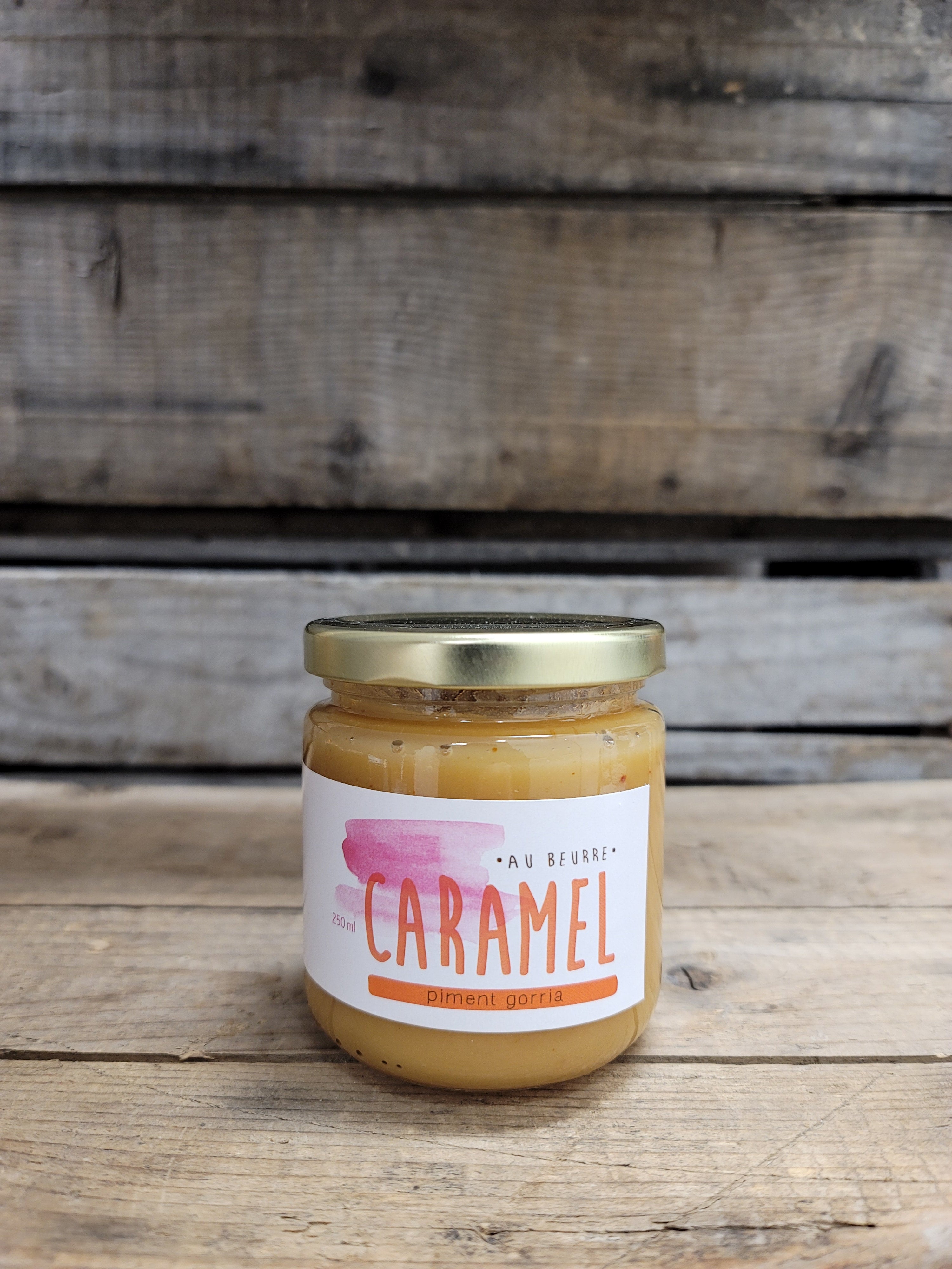 Caramel au beurre | Piment gorria 250 ml