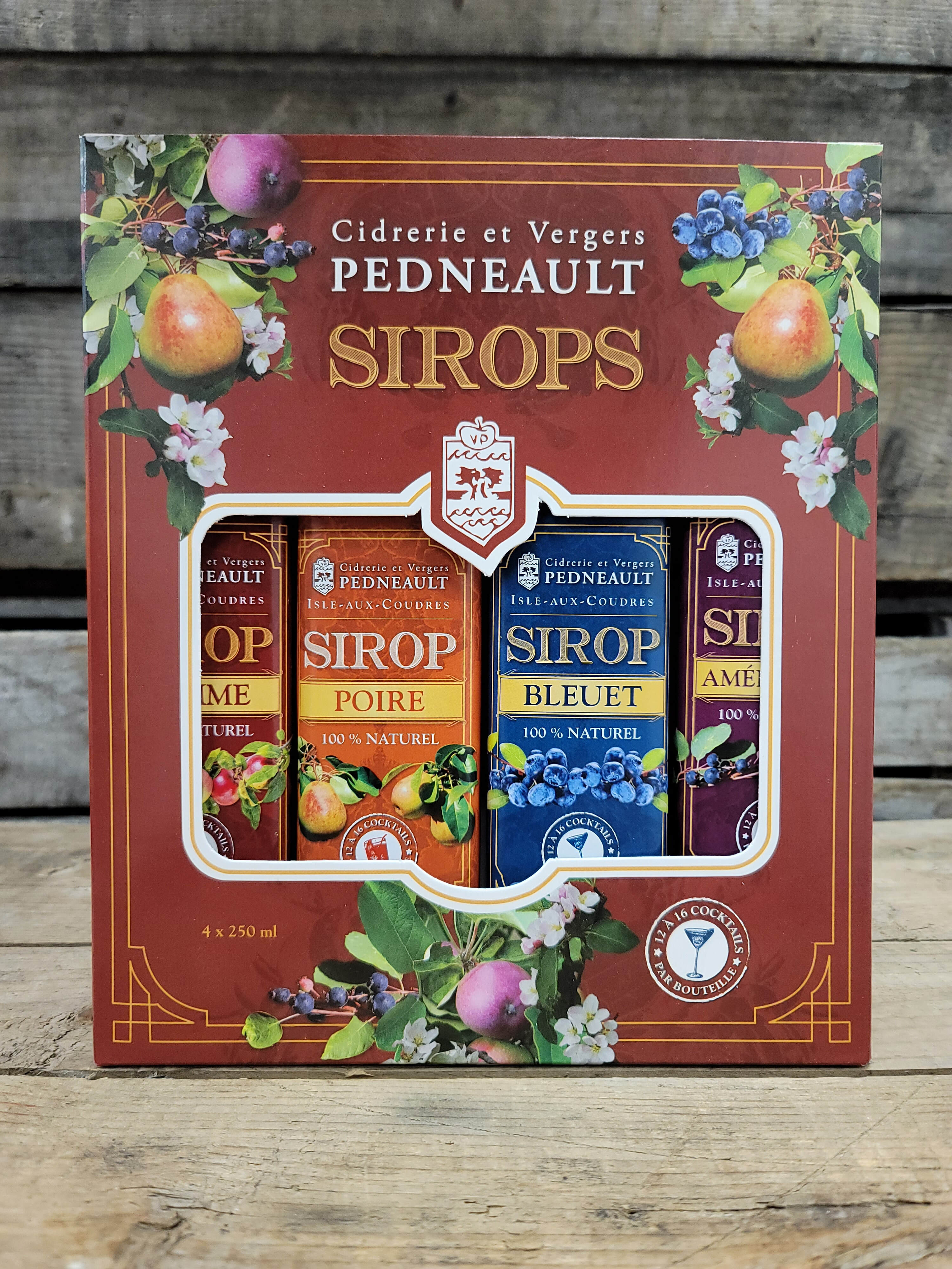 Sirop à cocktail 4 x 250 ml