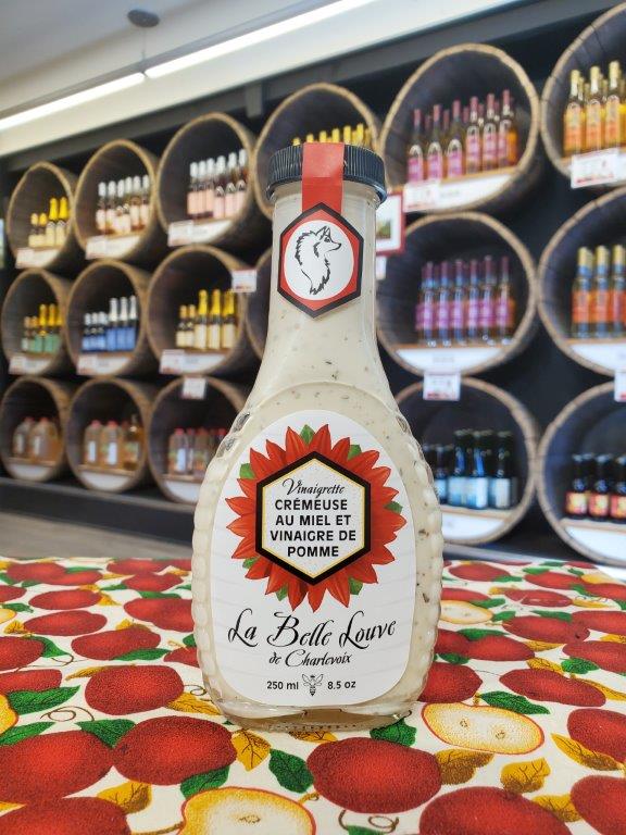 Crémeuse au miel et vinaigre de pomme 250 ml