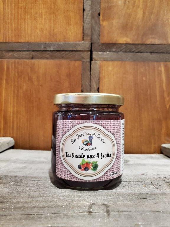 Tartinade aux 4 fruits 250 ml