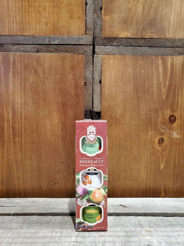 Colonne de fruits | 3 x 40 ml | Personnalisée