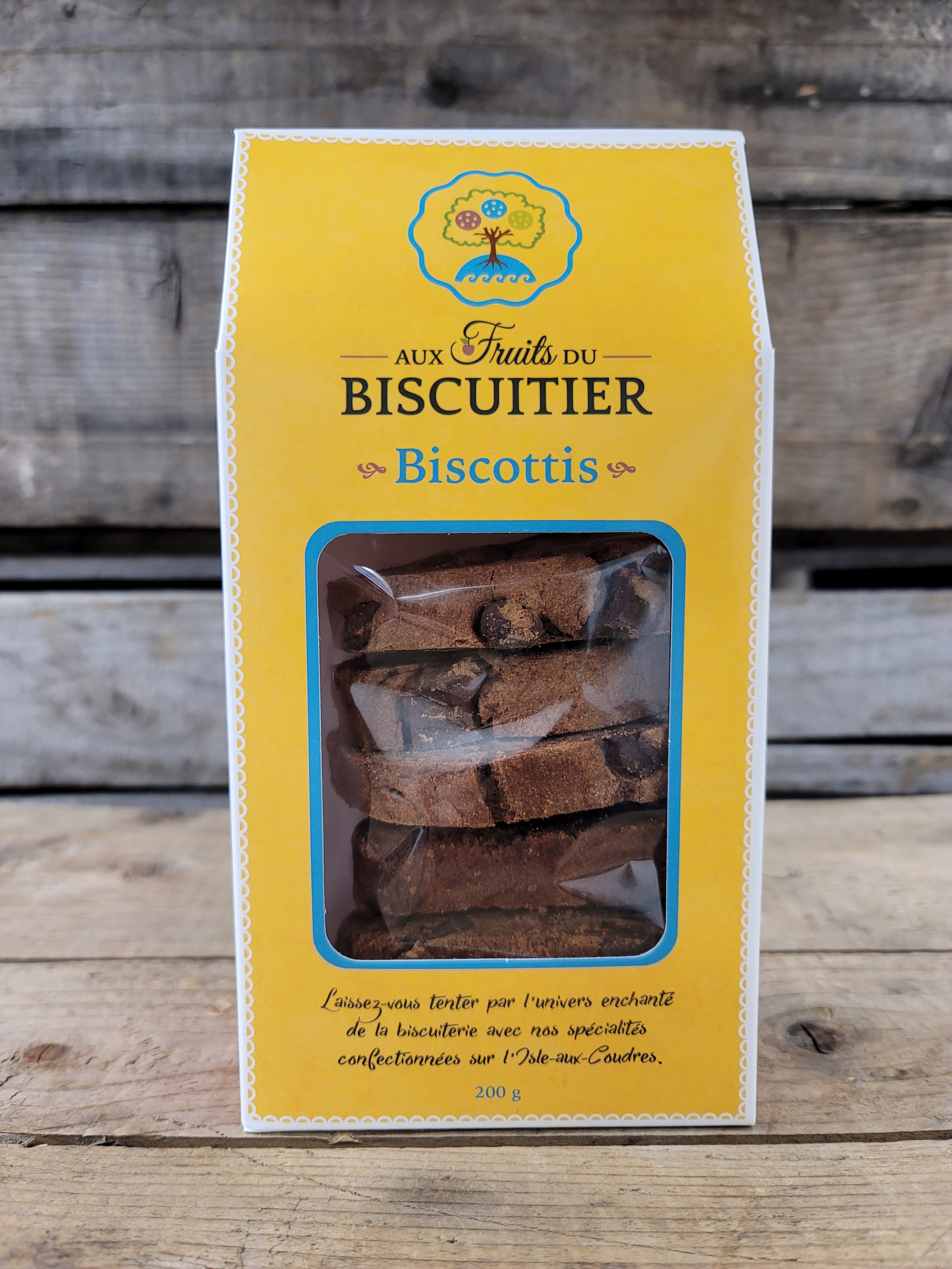Biscottis au chocolat 200 g