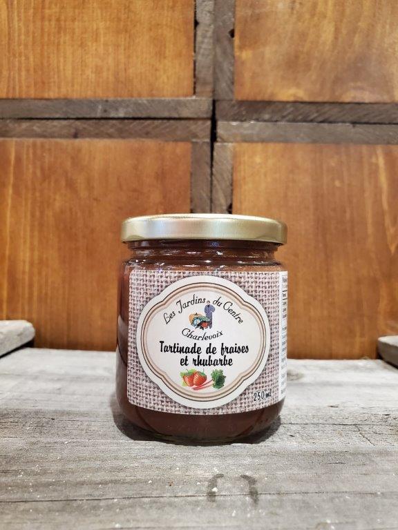 Tartinade de fraises et rhubarbe 250 ml